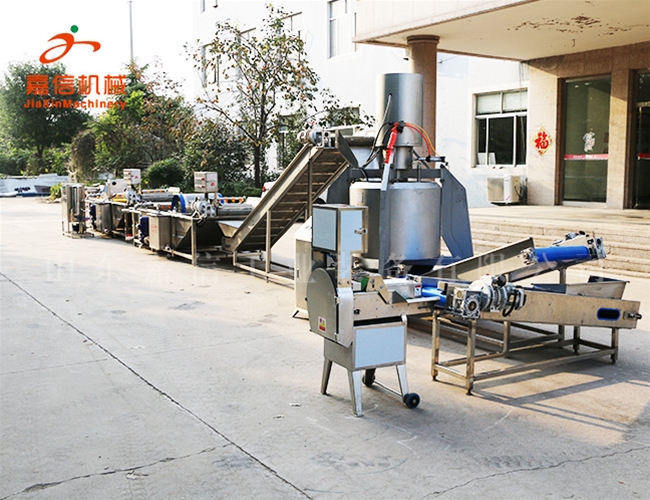 根莖類、葉菜類二合一清洗風干流水線設備